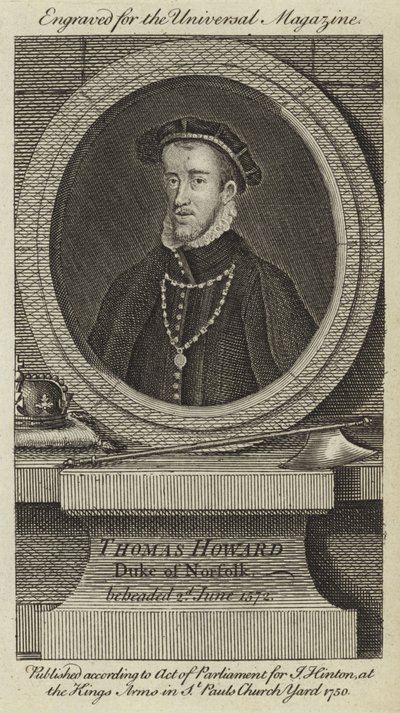 Norfolk Dükü Thomas Howard, 2 Haziran 1572