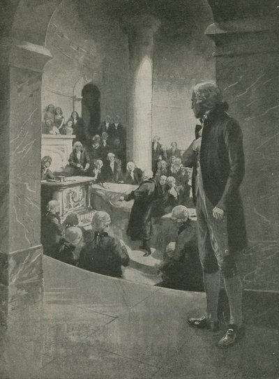 Thomas Jefferson ihanet konuşmasını dinliyor by English School