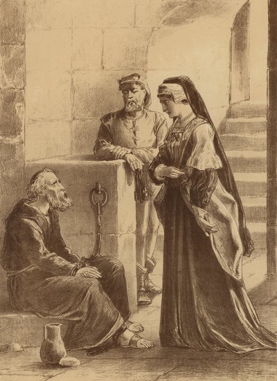 Thomas Maxfield, "Kaliteli bir hanımefendi, onu bir hayırsever ziyareti yapmanın yolunu buldu" by English School