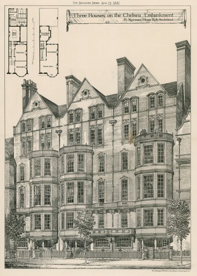 Chelsea Setinde Üç Ev by English School