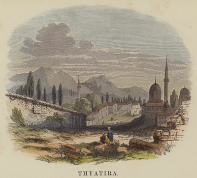 Thyatira (renkli gravür) by English School