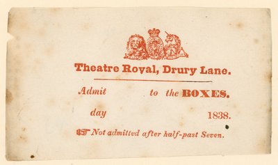 Drury Lane Tiyatrosu, Londra için bilet by English School