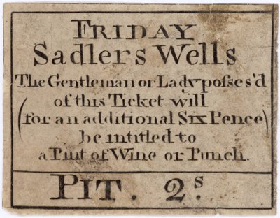 Friday Sadlers Wells için bilet by English School