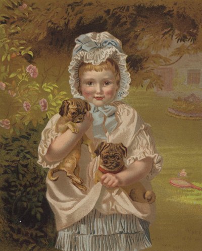 Minik Hayvanlar (chromolitho) by English School