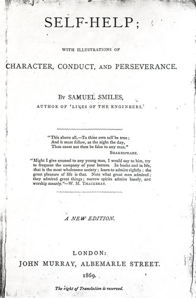 Kendi Kendine Yardım Başlık Sayfası; 1869