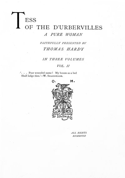 Thomas Hardy tarafından 