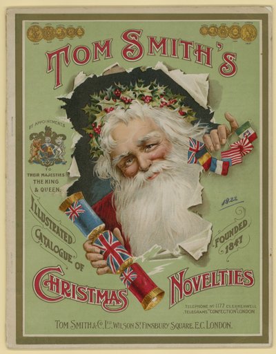Tom Smith & Co Ltd, Noel Yenilikleri, Noel Krakerleri, Broşür kapağı by English School
