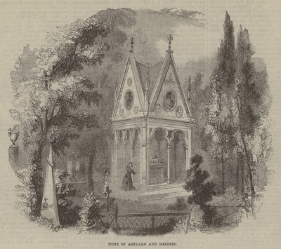 Abelard ve Heloise'nin Mezarı by English School
