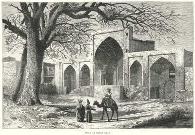 Nadir Şah Türbesi (gravür) by English School