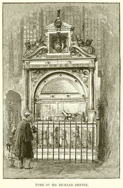 Sir Richard Smythe'nin Mezarı by English School