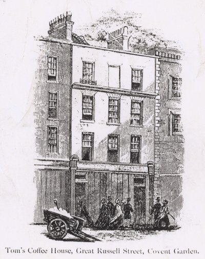 Toms Kahve Evi, Great Russell Caddesi, Covent Garden by English School