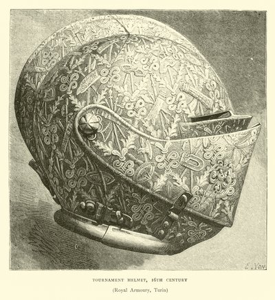 Turnuva Kaskı, 16. yüzyıl by English School