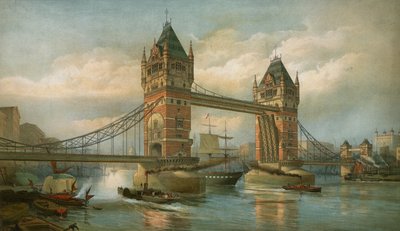 Tower Bridge, Londra by English School