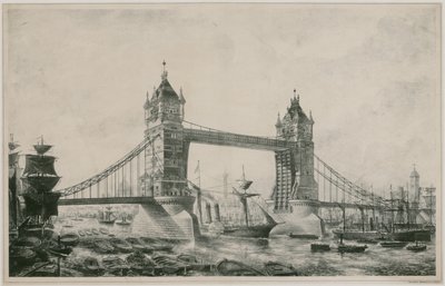 Tower Bridge, Londra by English School