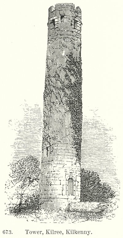 Kule, Kilree, Kilkenny (gravür) by English School