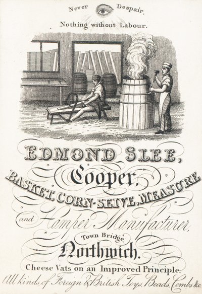 Ticaret kartı, Edmond Slee by English School