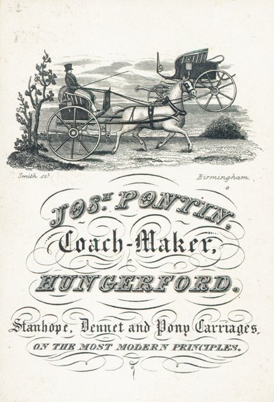 Ticari kart, Joseph Pontin by English School