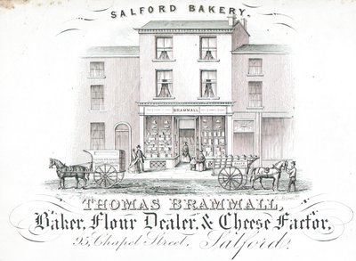 Ticaret kartı, Thomas Brammall by English School