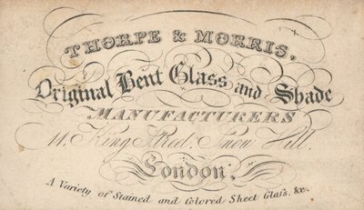 Ticari kart, Thorpe & Morris by English School