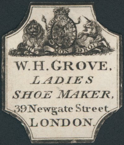 Ticaret kartı, WH Grove by English School