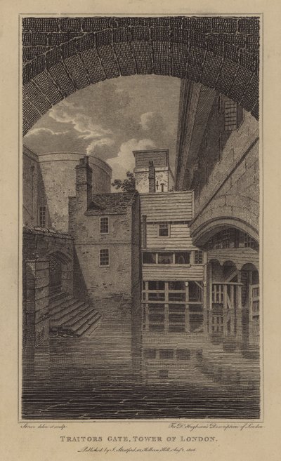 Hain Kapısı, Londra Kulesi (gravür) by English School