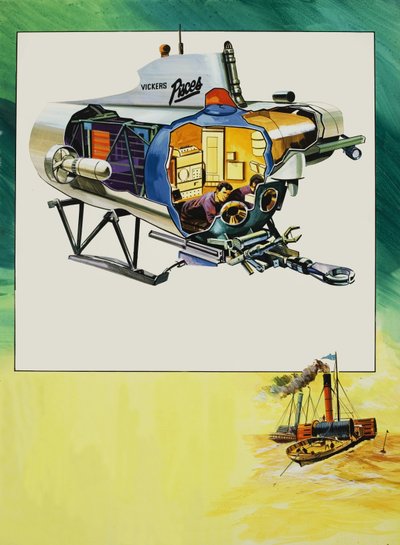 Transatlantik kablo döşeme by English School