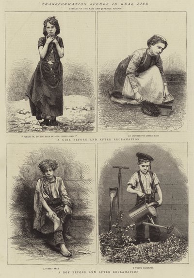 Gerçek Hayattaki Dönüşüm Sahneleri (gravür) by English School