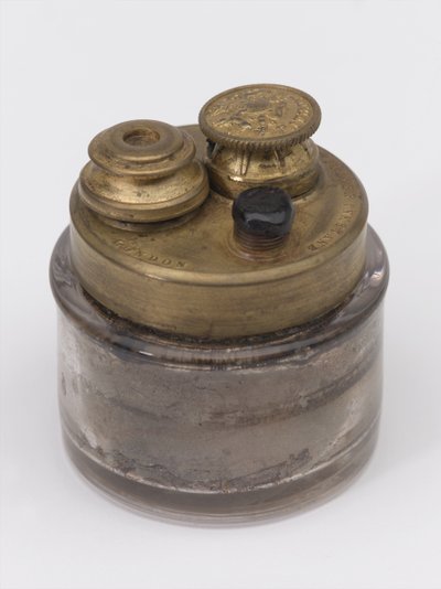 Seyahat hokkası, c.1815 (mürekkep hokkası) by English School