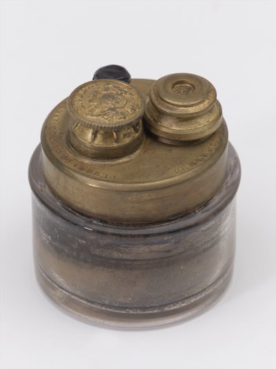 Seyahat hokkası, c.1815 (mürekkep hokkası) by English School