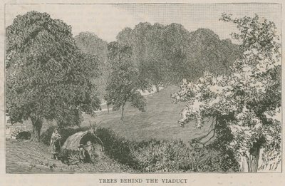 Viyadük arkasındaki ağaçlar by English School