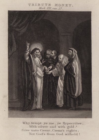 Haraç parası, Mark XII, ver 17 (gravür) by English School