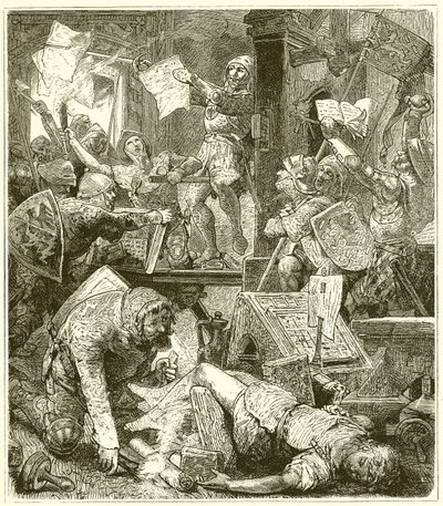 Almanya'daki Sorunlar -- Bir Matbaanın Yıkımı by English School