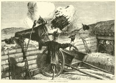 Düşman menzilini denemek, Ekim 1870 by English School