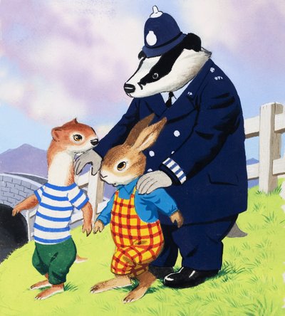 Tufty ve polis porsuğu by English School