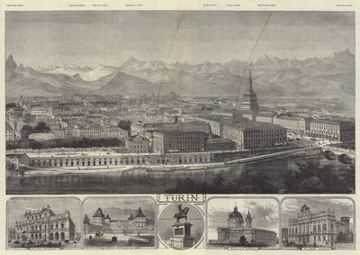 Torino (gravür) by English School