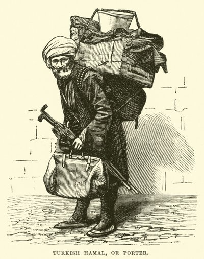 Türk Hamal veya Porter by English School