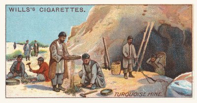Turkuaz madeni (chromolitho) by English School
