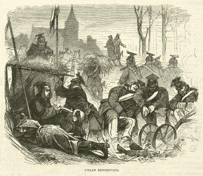 Uhlan buluşması, Eylül 1870 by English School