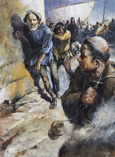Monk ile Tanımlanamayan Sahne by English School