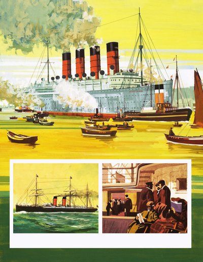 Tanımlanamayan yolcu gemisi by English School
