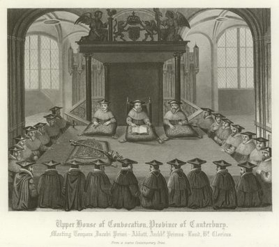 Üst Meclis Toplantısı, Canterbury Eyaleti by English School