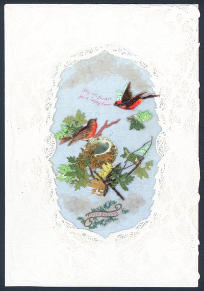 Robins çifti ile Sevgililer Günü kartı by English School
