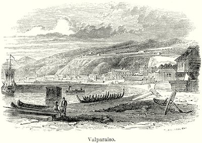 Valparaiso (gravür) by English School