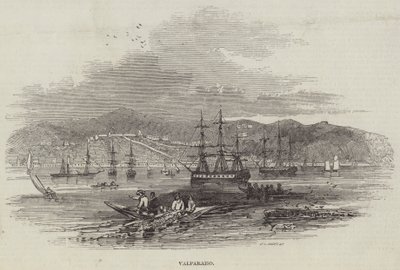 Valparaiso (gravür) by English School