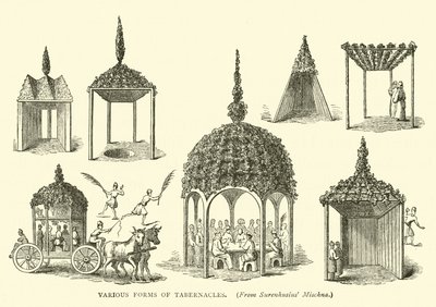 Çeşitli Tabernacles formları by English School