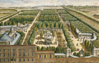 Vauxhall Bahçeleri, Lambeth, 1751 by English School