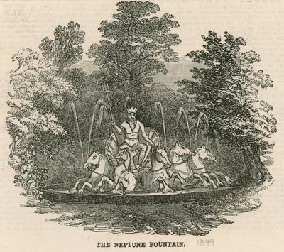 Vauxhall Bahçeleri, Londra: Neptün Çeşmesi by English School