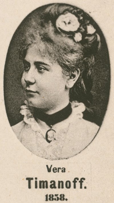 Vera Timanoff (gravür) by English School