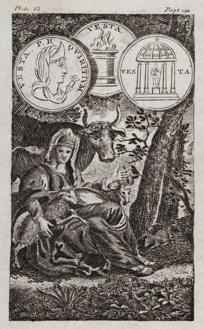Vesta (gravür) by English School