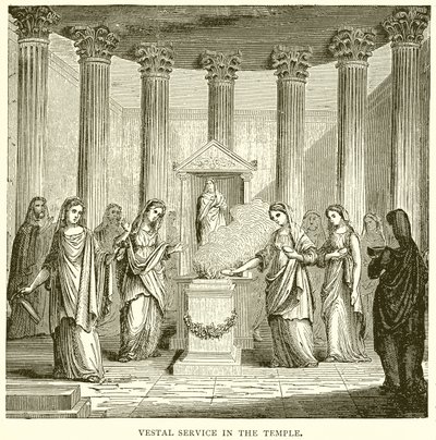 Tapınakta Vesta Hizmeti by English School